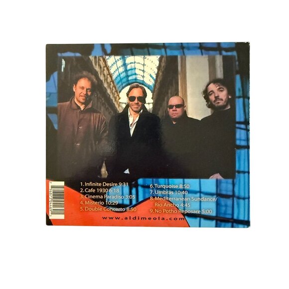 Al Di Meola World Sinfonia La Melodia Live In Milano CD Album Jazz Fusion - Picture 3 of 3